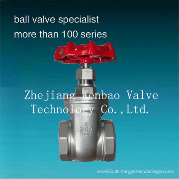 Female Threaded Full Port Nicht-Rising Stem Gate Valve